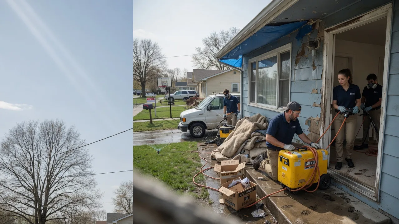 Basement Flood Cleanup in Hill City, KS near me